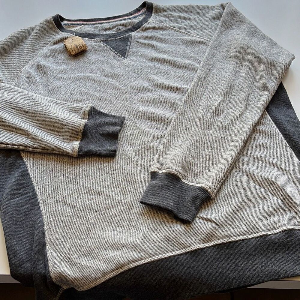 NWT Jachs Crew Cotton/Poly/Spandex Blend Sweatshirt Sz. L
